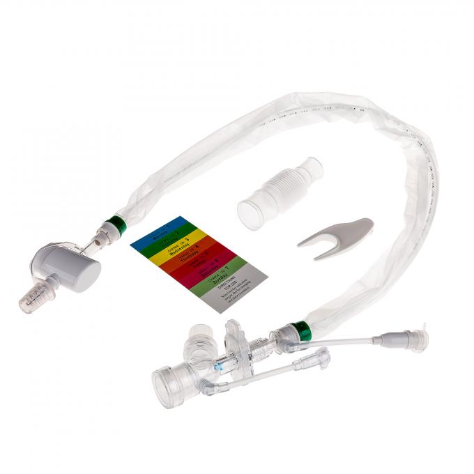 com cateter de sucção fechado médico de tipo Luer Lock homologado pelo CE 14Fr 2