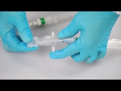 Peça em Y 72H Interruptor de Empurrar Fechado Cateter de Sucção