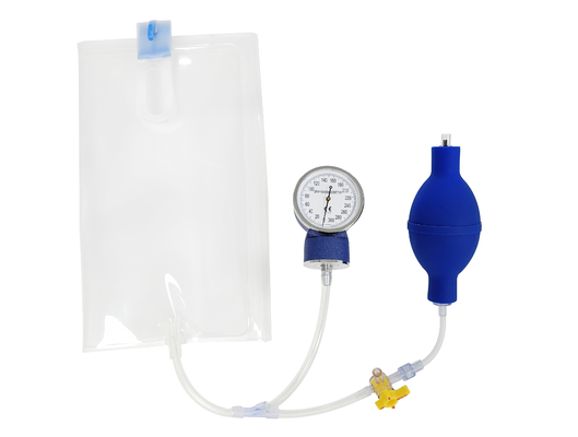 Medical Device Easy Inflation Pressure Infusor Bag with Pressure Gage 1000ML