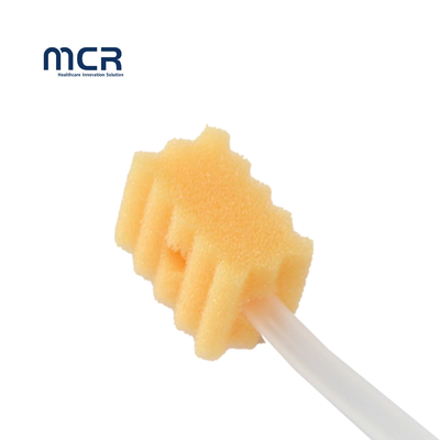 Surgical Oral Care Sponge Suction Toothbrush Medical Disposable Negative Pressure Suction Toothbrush for Adult