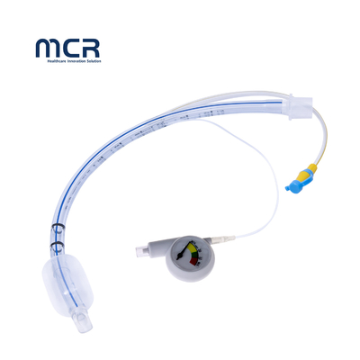 Medical Soft Intubation Tube With Dial Pressure Indicator PU Cuff