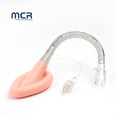 Bom preço. Máscara laríngea descartável com fio de corda com material de silicone on-line