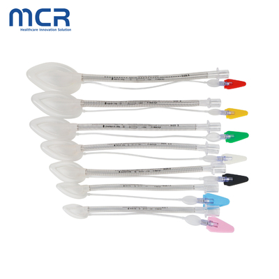 Bom preço. Máscara respiratória de garganta de PVC descartável para hospital on-line