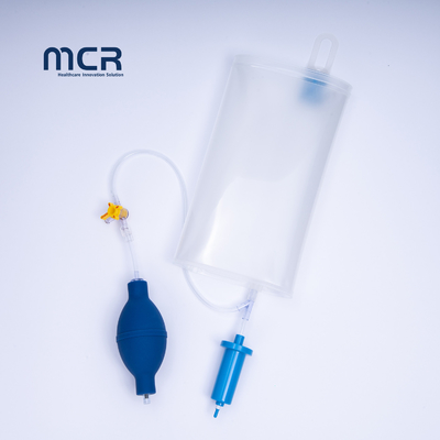 Bom preço. Saco de perfusão de fluido rápido Transparente Saco de perfusão de pressão de 500 ml com manômetro para UTI on-line