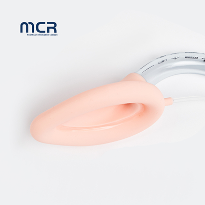 Mascarinha de PVC e silicone descartável para vias respiratórias com CE e ISO Usada para cirurgia de anestesia geral