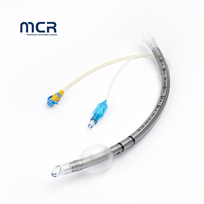 Bom preço. Fornecimento Médico Anestesia UTI Pu Manchote Tubo Endotraqueal Reforçado Com Portão de Sucção on-line