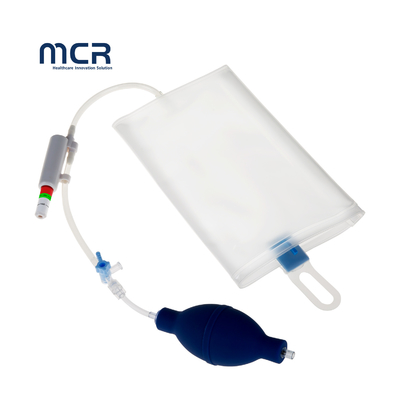 Bom preço. Infundidor de pressão reutilizável para uso médico de 500 ml/1000 ml com saco de perfusão de medição de pressão aneroide para sangue e líquidos rápidos on-line