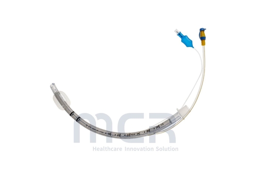 Tubos endotraqueais descartáveis reforçados com porta de sucção micro-finamente algemada em PU