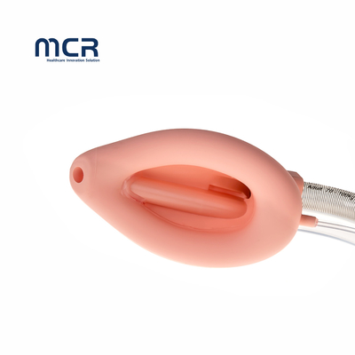 Bom preço. Máscara de laringe dupla de luz de via aérea LMA descartável de silicone curvada on-line