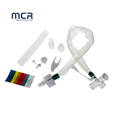 Bom preço. Design simples T-PC tubo de sucção fechado de uso descartável com porta de irrigação on-line