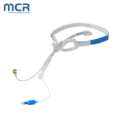 Tubo de traqueostomia endotraqueal para adultos estéril e ajustável