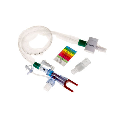 72H Closed Suction Catheter with Turbulent Cleaning Chamber Continuous Breathing and Cross Infection Prevention