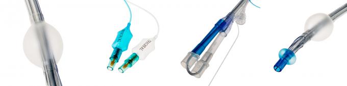 Equipamento cirúrgico Canal de vídeo descartável Visual Duplo Lumen Et Tubos Tubos endotraqueais com ISO13485, FDA, CE 1