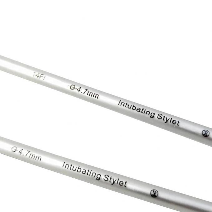 Intubador endotraqueal flexível Estilha de alumínio maleável com manga de PVC 0