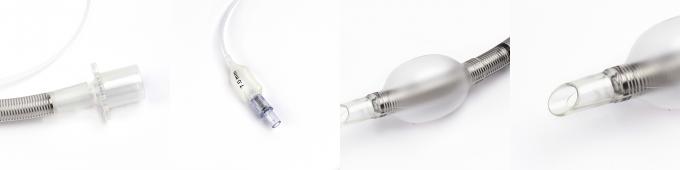 Tubos endotraqueais reforçados de PVC ET Tubos pU algemados/desalgemados 0